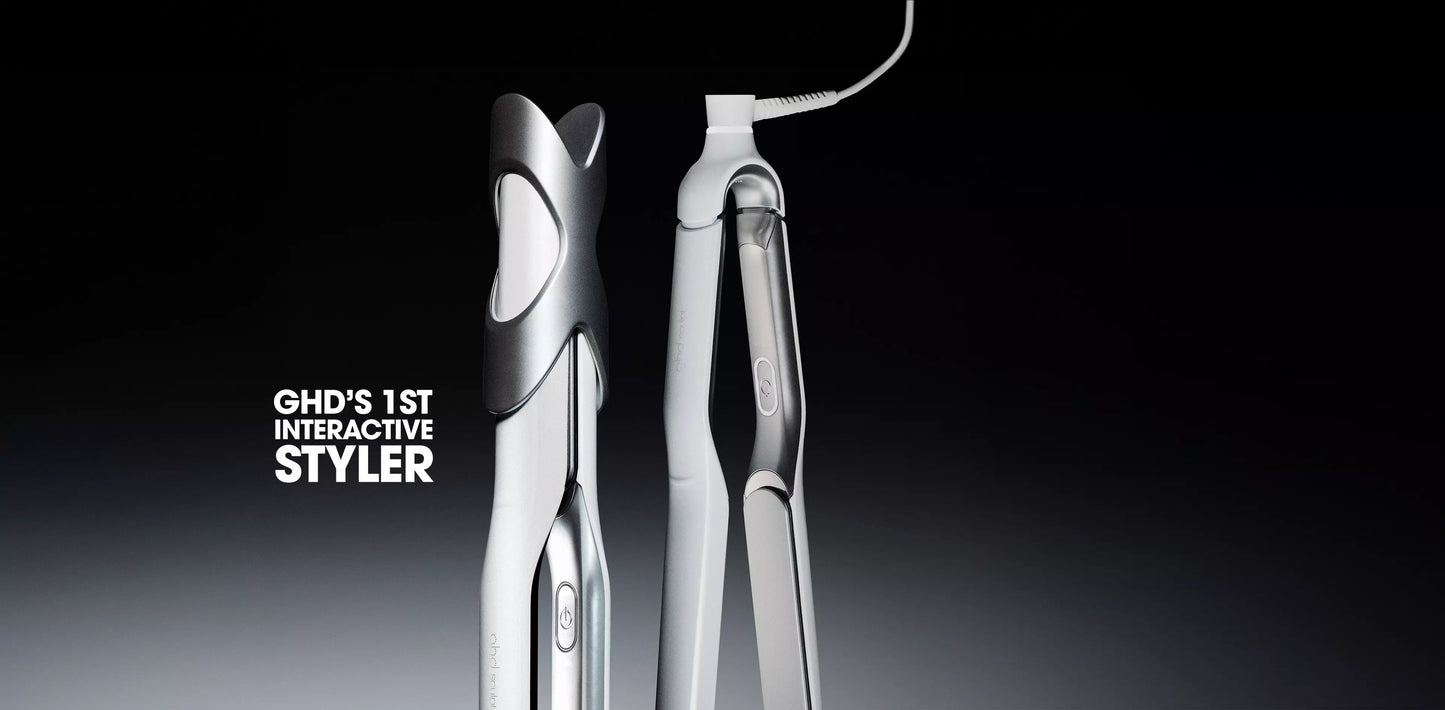 NIEUW GHD SCULPT INTERACTIEVE STIJLTANG WIT