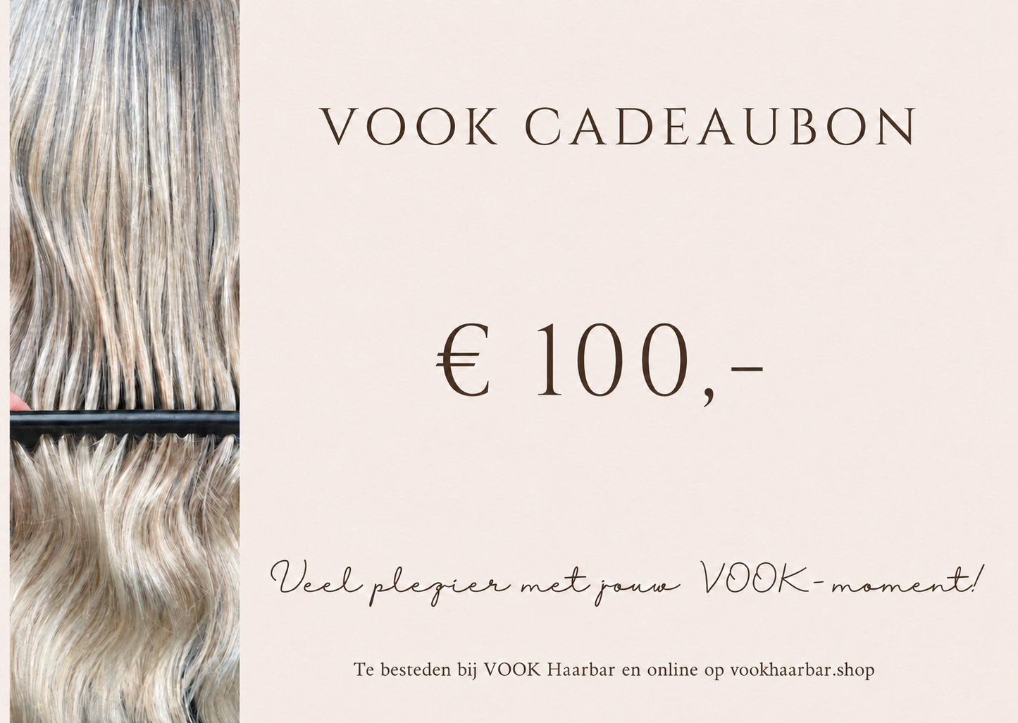 VOOK Haarbar Cadeaubon
