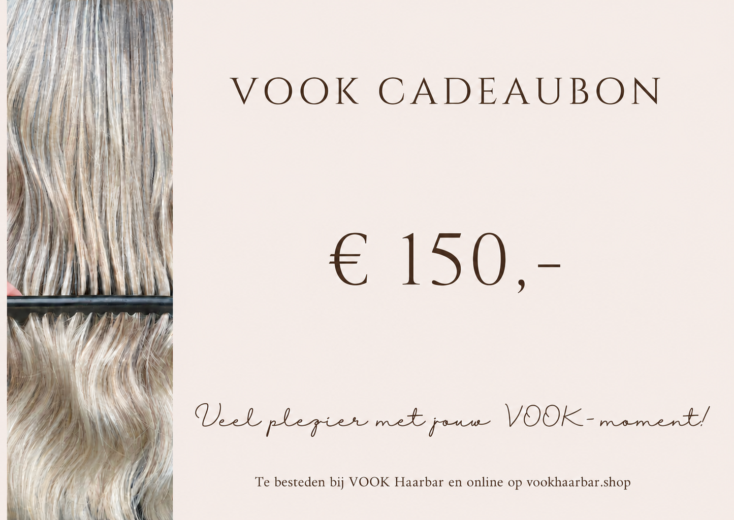 VOOK Haarbar Cadeaubon