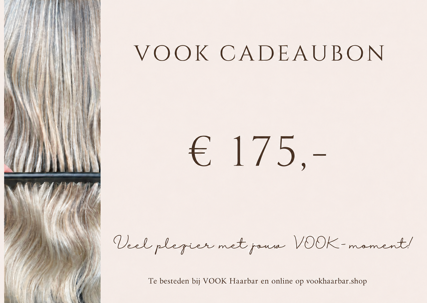 VOOK Haarbar Cadeaubon