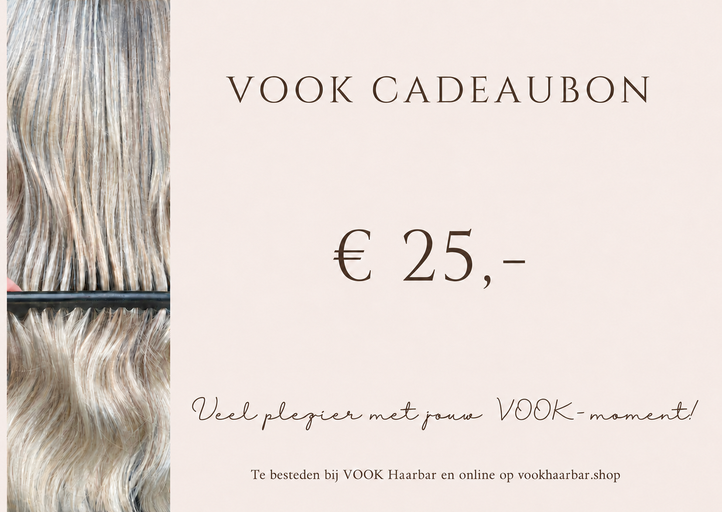 VOOK Haarbar Cadeaubon
