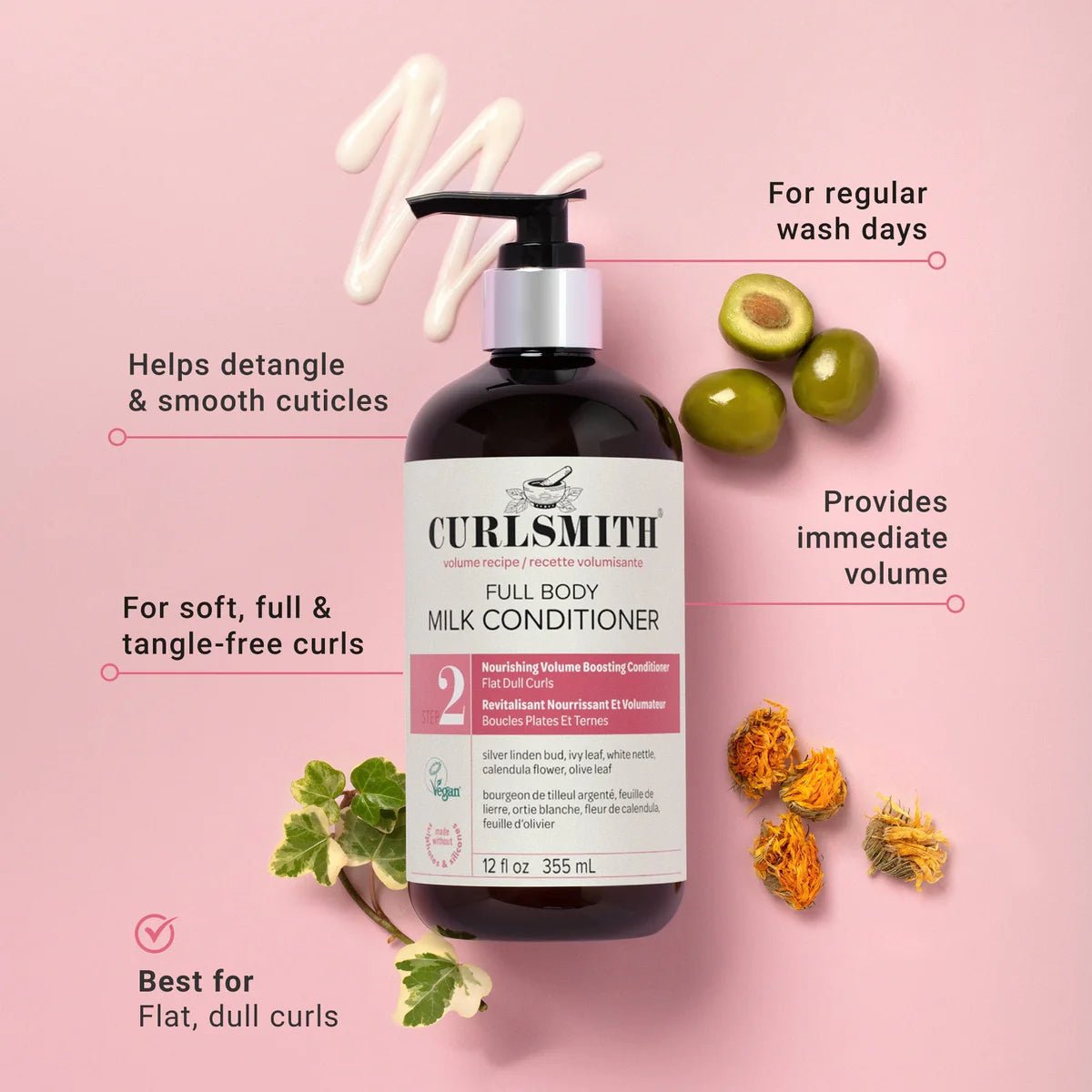 Crullsmith Full Body Milk Conditioner 355ML - VOOK HaarbarConditioner