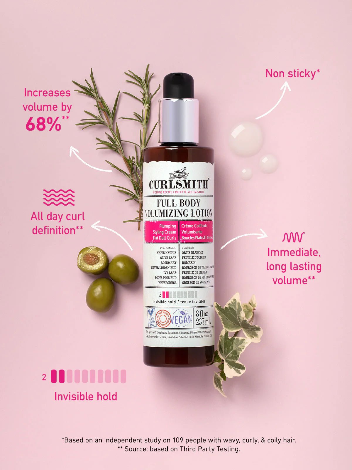 CurlSmith Full Body Volumizing Lotion 237ml - VOOK HaarbarStyling