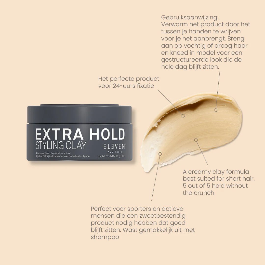ELEVEN Australia Extra Hold Styling Clay - VOOK HaarbarStyling
