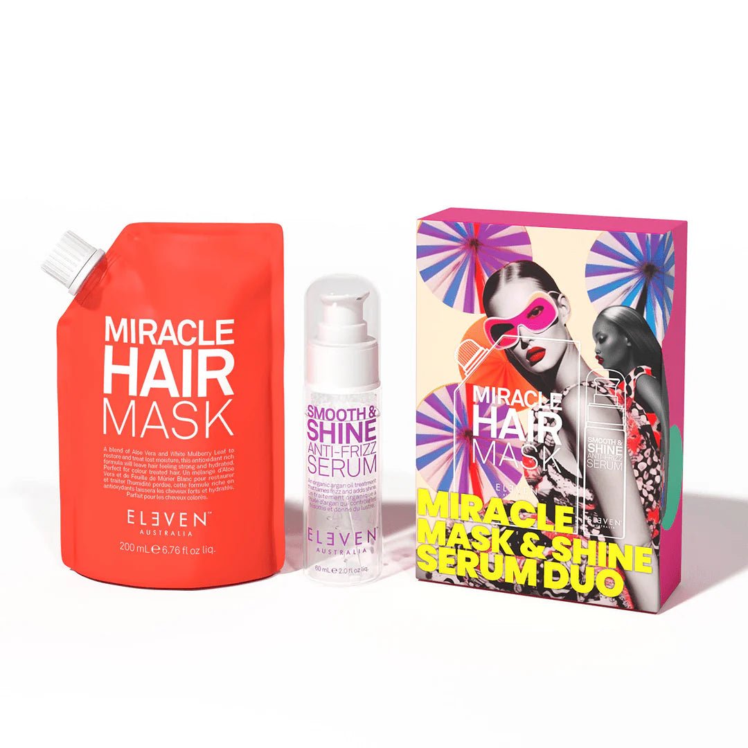 Eleven Australia Miracle Mask & Shine Serum Duo - VOOK HaarbarRepair Mask