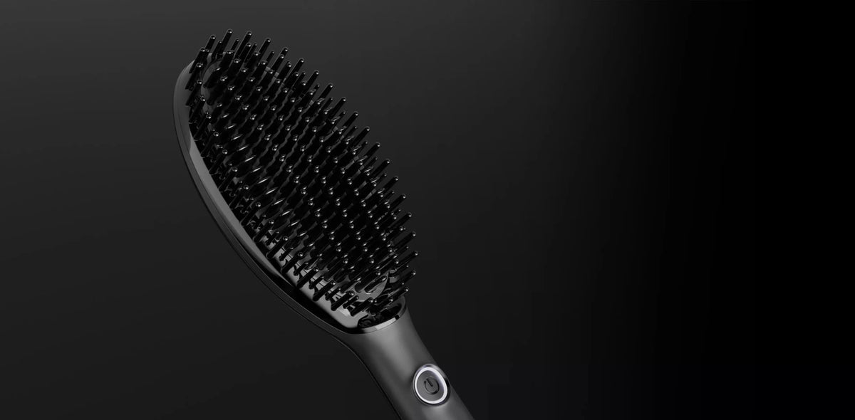 GHD GLIDE+ WARMTEBORSTEL ZWART - VOOK HaarbarFÖHN