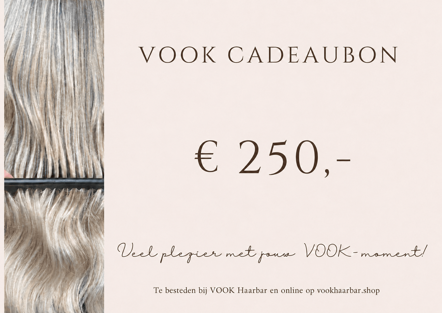 VOOK Haarbar Cadeaubon - VOOK Haarbar