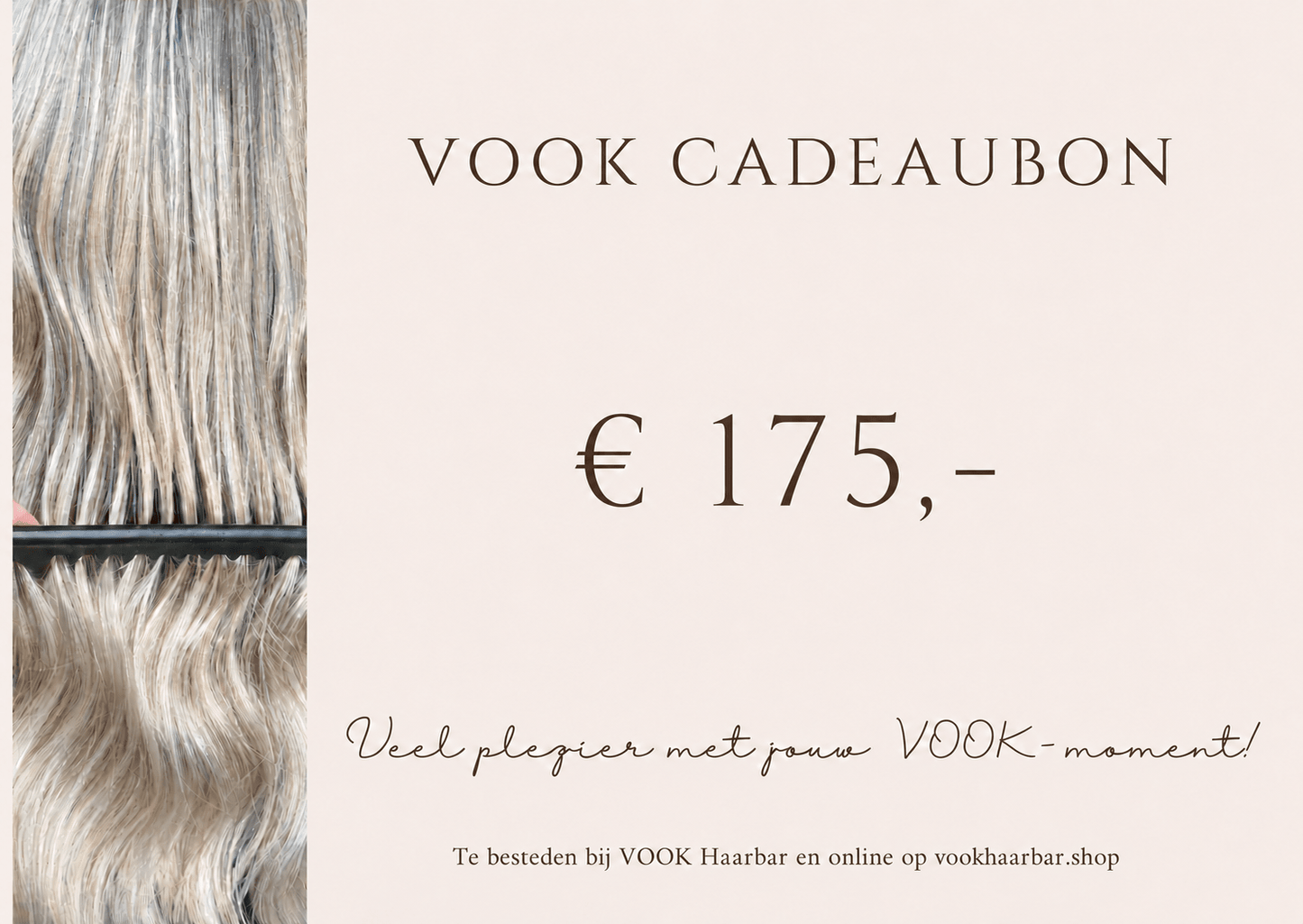 VOOK Haarbar Cadeaubon - VOOK Haarbar